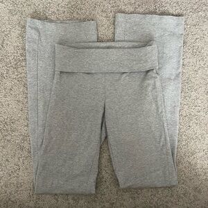 Cotton On Gray Fold Over Flare Leggings